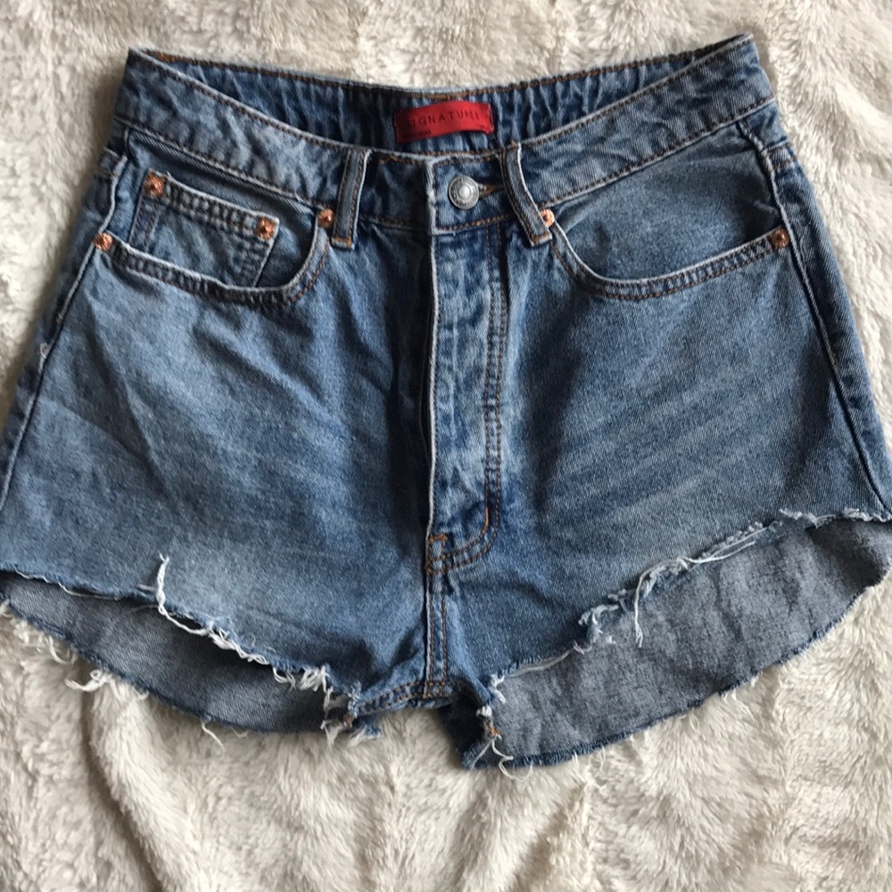 Denim shorts